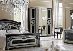 Спальня Aida Black Silver